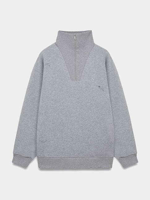 Свитшот LIGHT DESTROY (размер M, цвет Светло-серый)