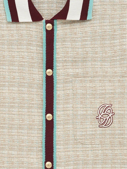 Рубашка EN TWEED D MIROIR (размер M, цвет Бежевый)