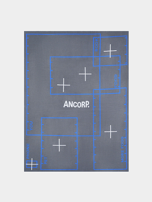 Плед (размер one size, цвет Темно-серый)