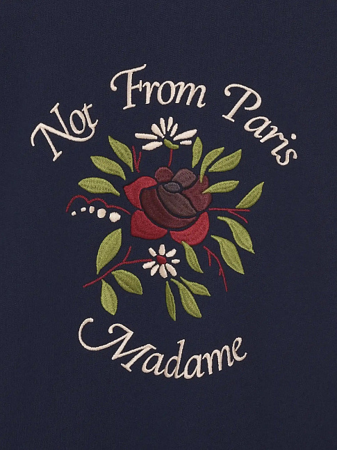 Свитшот POLO SLOGAN ROSE (размер M, цвет Синий)