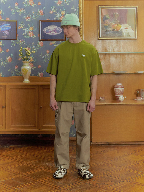 Футболка STONE SHAPES (размер S, цвет Зеленый)