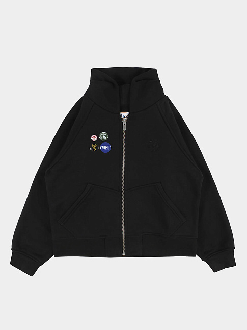 Худи DAZE RAW ZIP (размер S, цвет Черный)