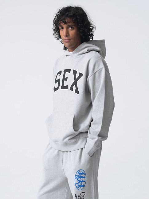 Худи SEX HOODIE (размер XL, цвет GREY)