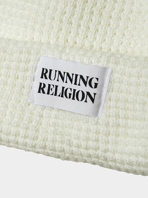 Шапка TWO LAYER WATCH BEANIE LOGO (размер one size, цвет Белый)