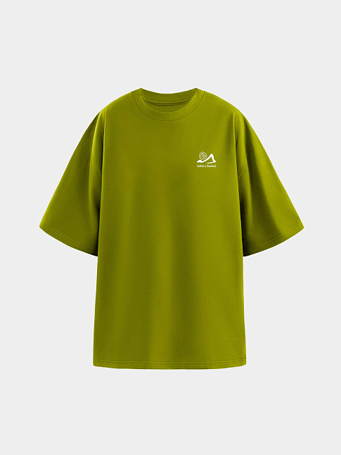 Футболка STONE SHAPES (размер S, цвет Зеленый)