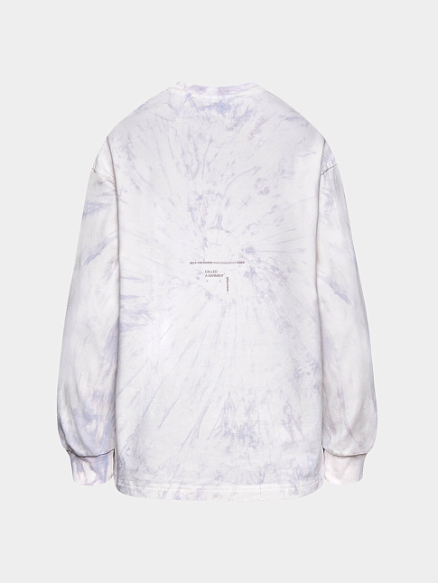 Лонгслив ESSENTIAL TIE-DYE (размер S, цвет Голубой)