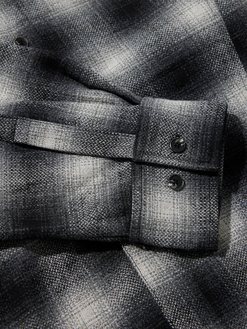 Рубашка RELAXED CHECKED (размер XL, цвет Черный)