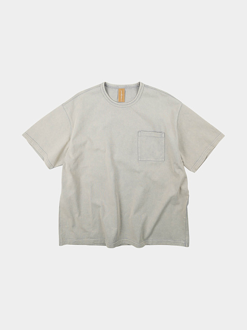 Футболка OG STONE WASHED POCKET (размер M, цвет Светло-серый)