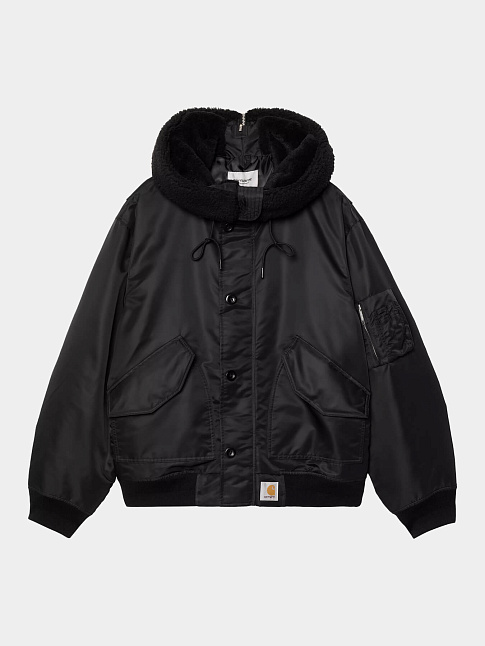 Бомбер HD OLTERA (размер L, цвет Черный)