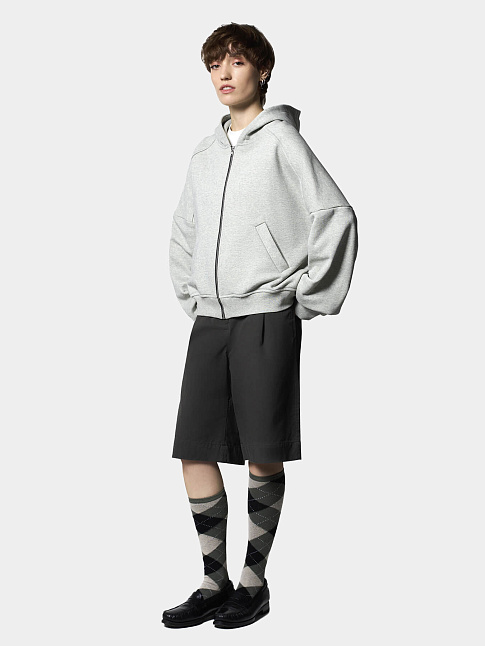 Худи (размер S, цвет Светло-серый)