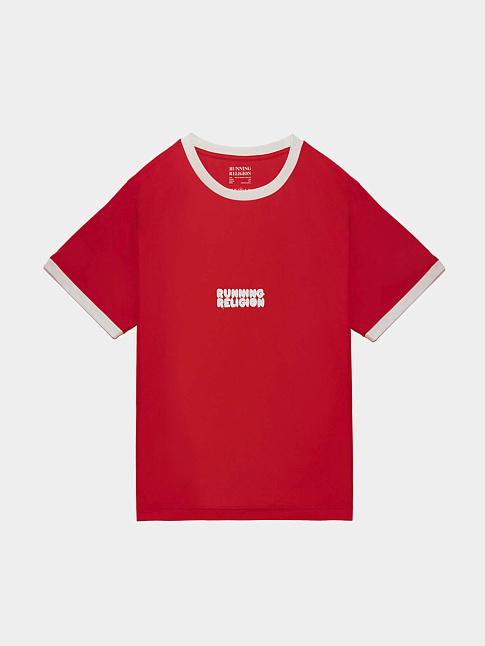 Футболка MELTED BUBBLE LOGO (размер XXL, цвет Красный)