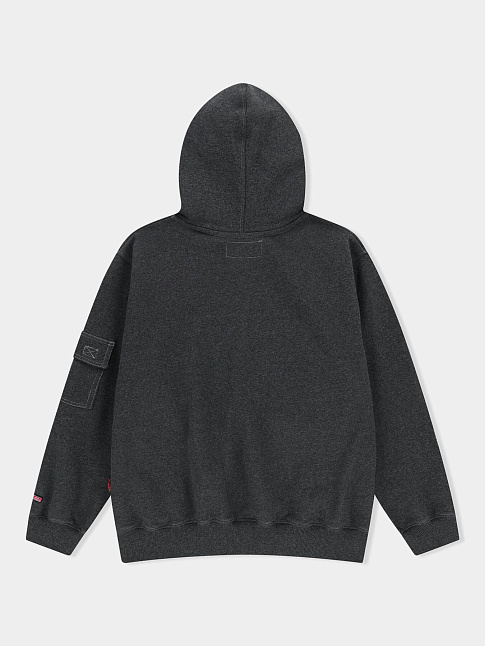 Худи Y.E.S STITCH POCKET ZIP UP (размер L, цвет Темно-серый)
