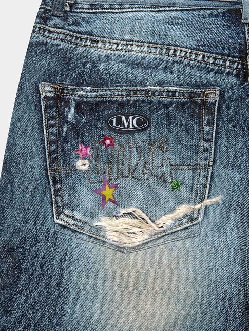 Джинсы TROMPE L' OEIL (размер L, цвет Разноцветный)