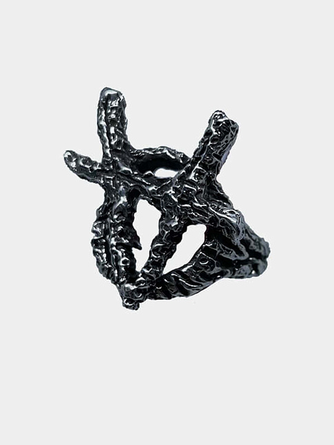 Кольцо V (размер 22, цвет Серебряный)