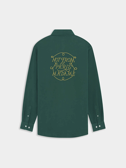 Рубашка SLOGAN TRESSES (размер XXL, цвет Темно-зеленый)