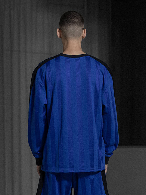 Лонгслив FOOTBALL JERSEY (размер XL, цвет Синий)