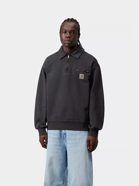 Свитшот HALF ZIP DETROIT (размер L, цвет Черный)