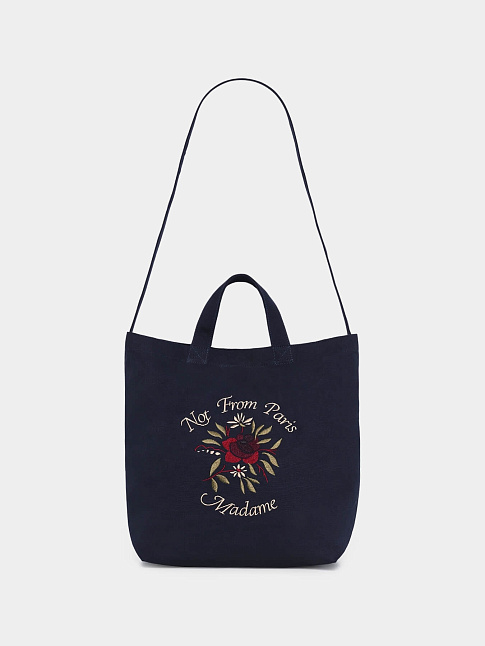 Сумка SAC SLOGAN ROSE (размер one size, цвет Синий)