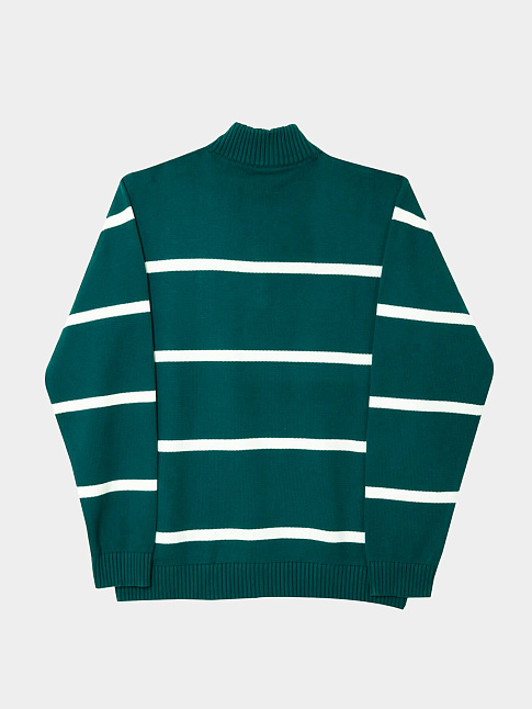 Свитер TRICOT QUARTER ZIP (размер M, цвет Зеленый)
