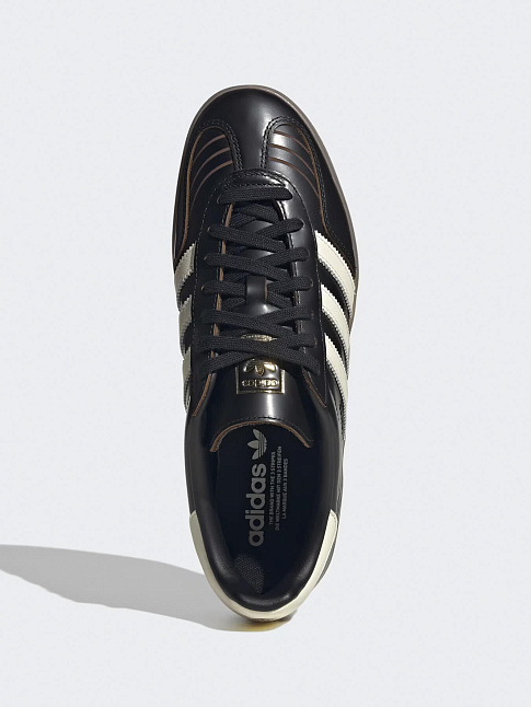 Кроссовки GAZELLE INDOOR (размер 41 1/3, цвет Черный-Бежевый)
