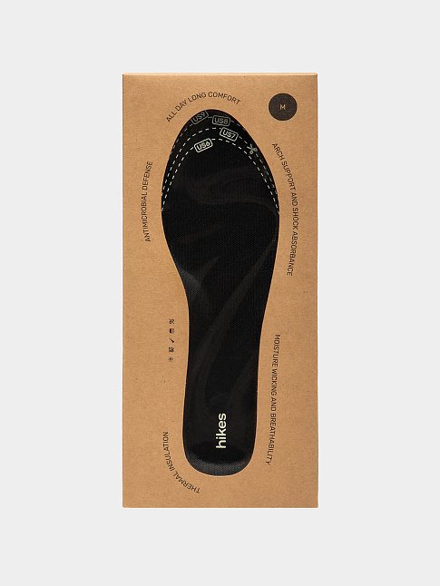 Стельки HIKES (размер L, цвет Черный)
