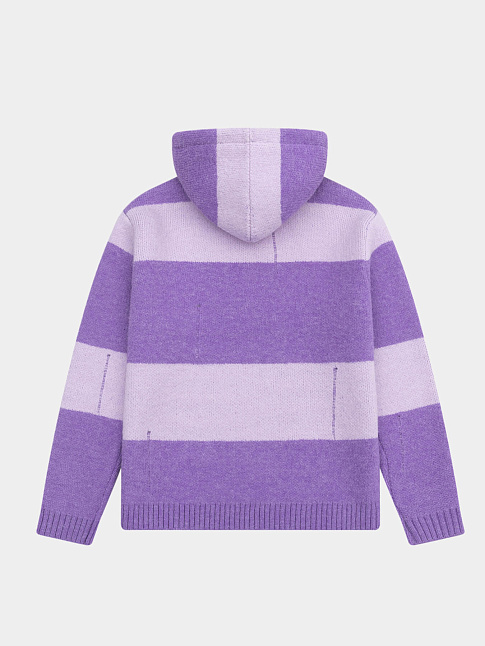 Джемпер STRIPES HOOD (размер M, цвет Фиолетовый)