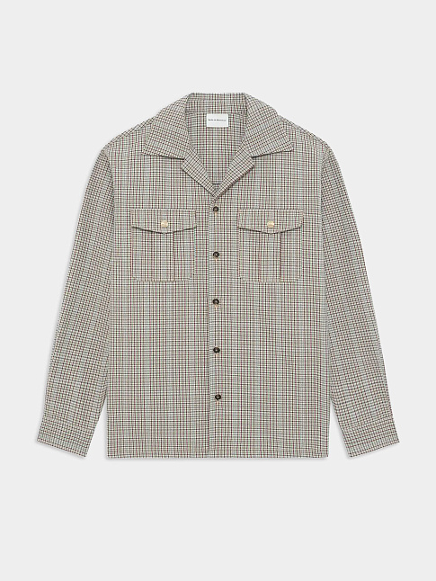 Рубашка SURCHEMISE A CARREAUX (размер M, цвет Бежевый)