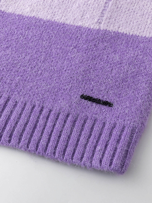 Джемпер STRIPES HOOD (размер S, цвет Фиолетовый)
