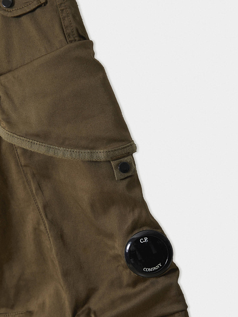 Брюки STRETCH SATEEN UTILITY CARGO LENS (размер 56, цвет 683)