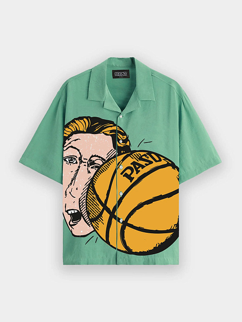 Рубашка BASKETBALL (размер L, цвет Зеленый)