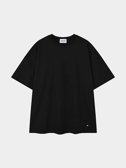 Футболка LAYERED ESSENTIAL LOGO HALF (размер L, цвет Черный)