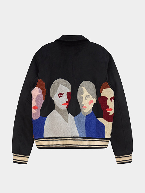 Куртка PATCHWORK PORTRAITS VARSITY (размер M, цвет Черный)
