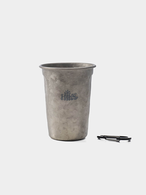 Титановый стакан 350мл (размер one size, цвет Серый)