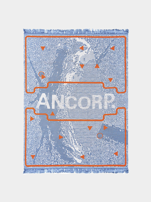 Плед (размер one size, цвет Оранжевый)