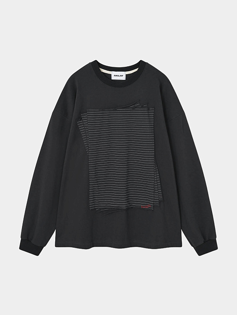 Лонгслив NOTEBOOK (размер M, цвет Темно-серый)