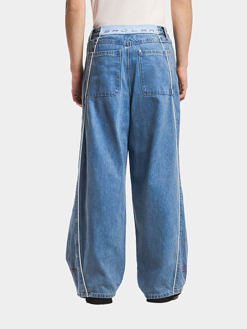 Джинсы LIGNE BLANCHE (размер L, цвет Голубой)