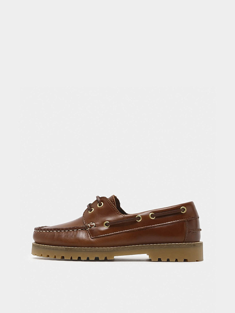 Ботинки OLLIE BOAT SHOE (размер 36, цвет Коричневый)