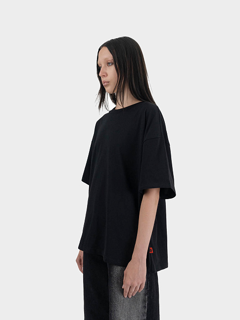 Футболка BLACK RELAXED (размер S, цвет Черный)