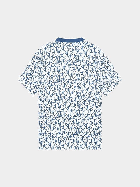 Футболка SILVESTER (размер M, цвет WHITE/NAVY)