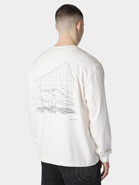 Лонгслив MAP PROJECTION (размер M, цвет Белый)