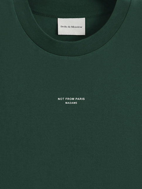 Футболка SLOGAN CLASSIQUE (размер S, цвет Темно-зеленый)