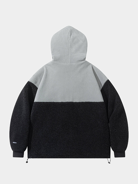 Худи LITTLE LAMB ZIP (размер L, цвет Черный-Серый)