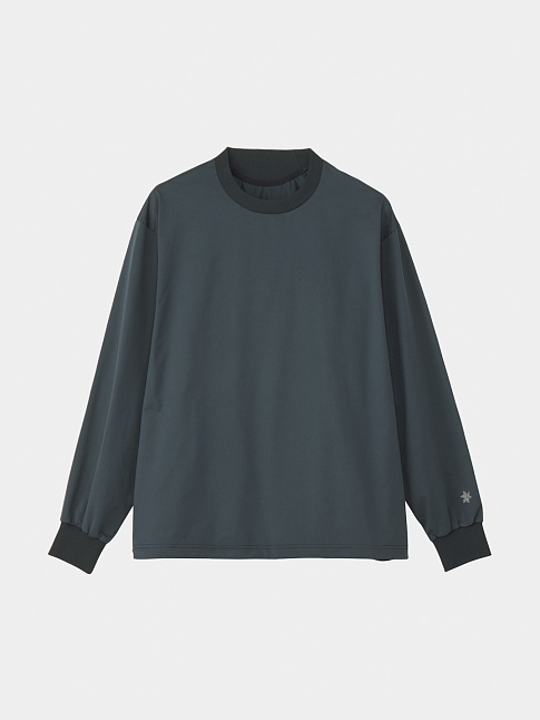 Лонгслив HIGH GAUGE SHIRRING (размер M, цвет Бирюзовый)
