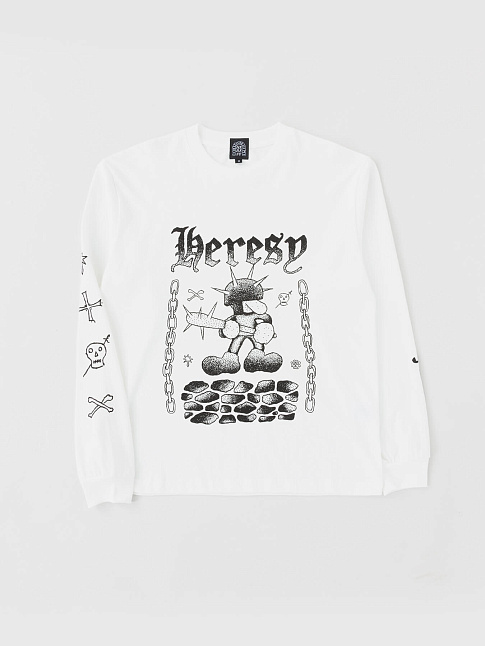 Лонгслив FIGHTIN' (размер XXL, цвет Белый)