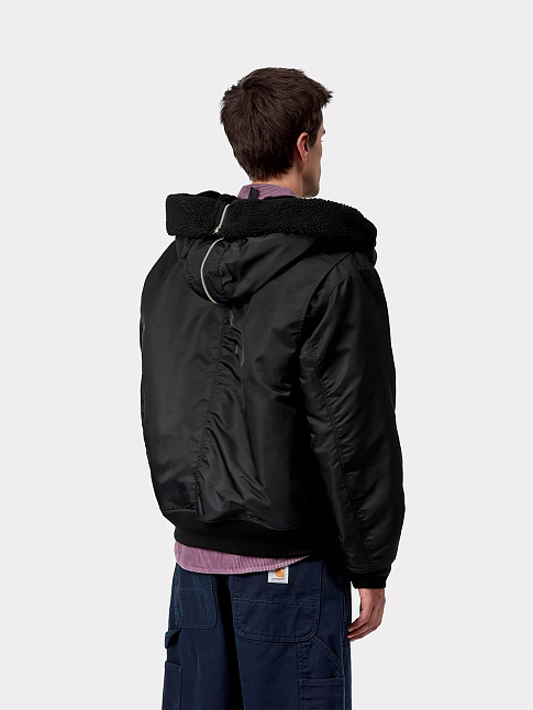 Бомбер HD OLTERA (размер XL, цвет Черный)