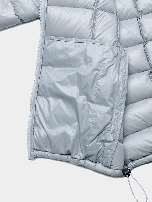 Пуховик OVAL GLOBE LIGHT WEIGHT HOODED DOWN (размер M, цвет Светло-серый)