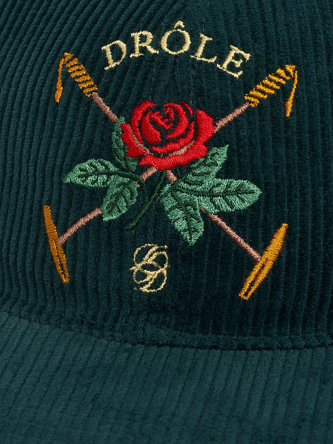 Кепка VELOURS DROLE ROSE (размер one size, цвет Зеленый)