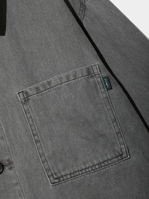 Куртка HEMP WASHED CHORE (размер S, цвет Черный)