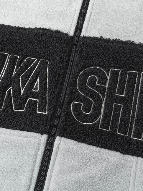 Худи LITTLE LAMB ZIP (размер L, цвет Черный-Серый)