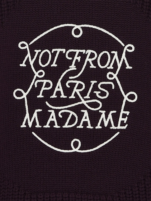 Свитер SLOGAN (размер L, цвет Бордовый)